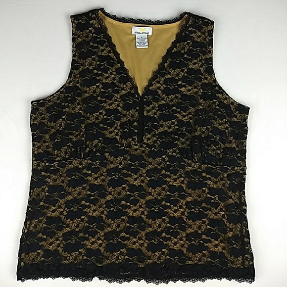 Kathleen Kirkwood Tops - Kathleen Kirkwood Lined Lace Camisole Tank Size 1X